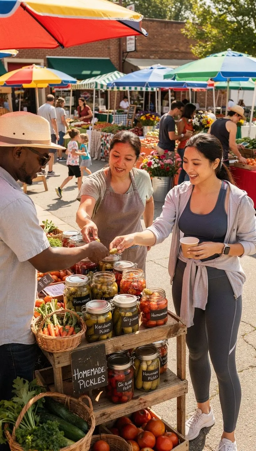 Przewodnik po lokalnych restauracjach w malowniczej dzielnicy, z pięknymi widokami na okoliczne budynki.